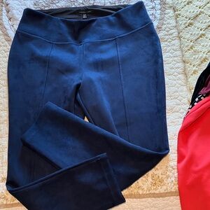 White House Black Market Deep Blue Cropped Pants